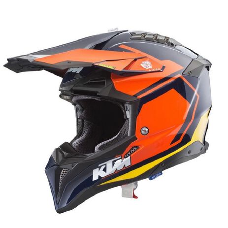 Casco KTM Aviator 3 Azul Marino/Naranja | Motocross, Enduro, Trail, Trial |  GreenlandMX