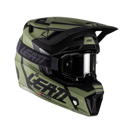 Casco con Gafas Leatt Moto 7.5 V22 Verde | Motocross, Enduro, Trail, Trial  | GreenlandMX