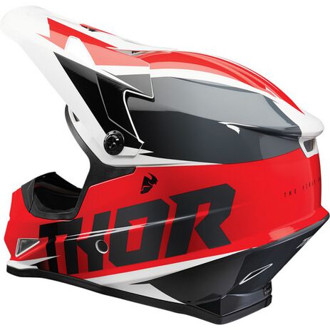 Casco Thor Sector Fader Rojo/Negro | Motocross, Enduro, Trail, Trial |  GreenlandMX