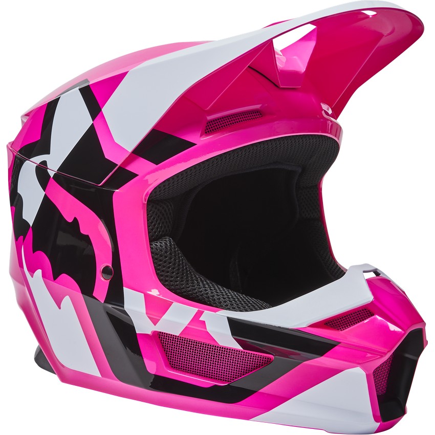Casco Infantil Fox V1 Lux Rosa | Motocross, Enduro, Trail, Trial |  GreenlandMX