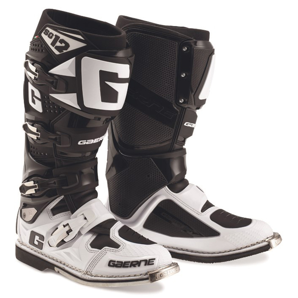 Botas Gaerne SG12 Limited Edition Blanco/Negro | Motocross, Enduro, Trail,  Trial | GreenlandMX