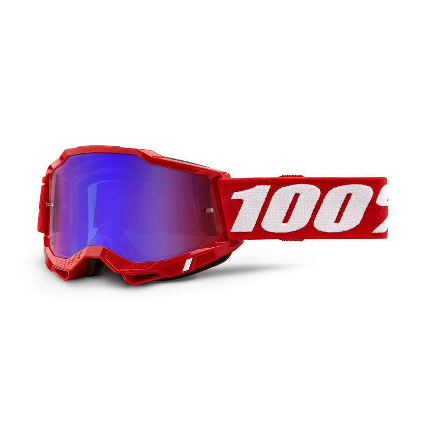Gafas 100% Accuri 2 Lente Espejo Rojo Azul | Motocross, Enduro, Trail,  Trial | GreenlandMX