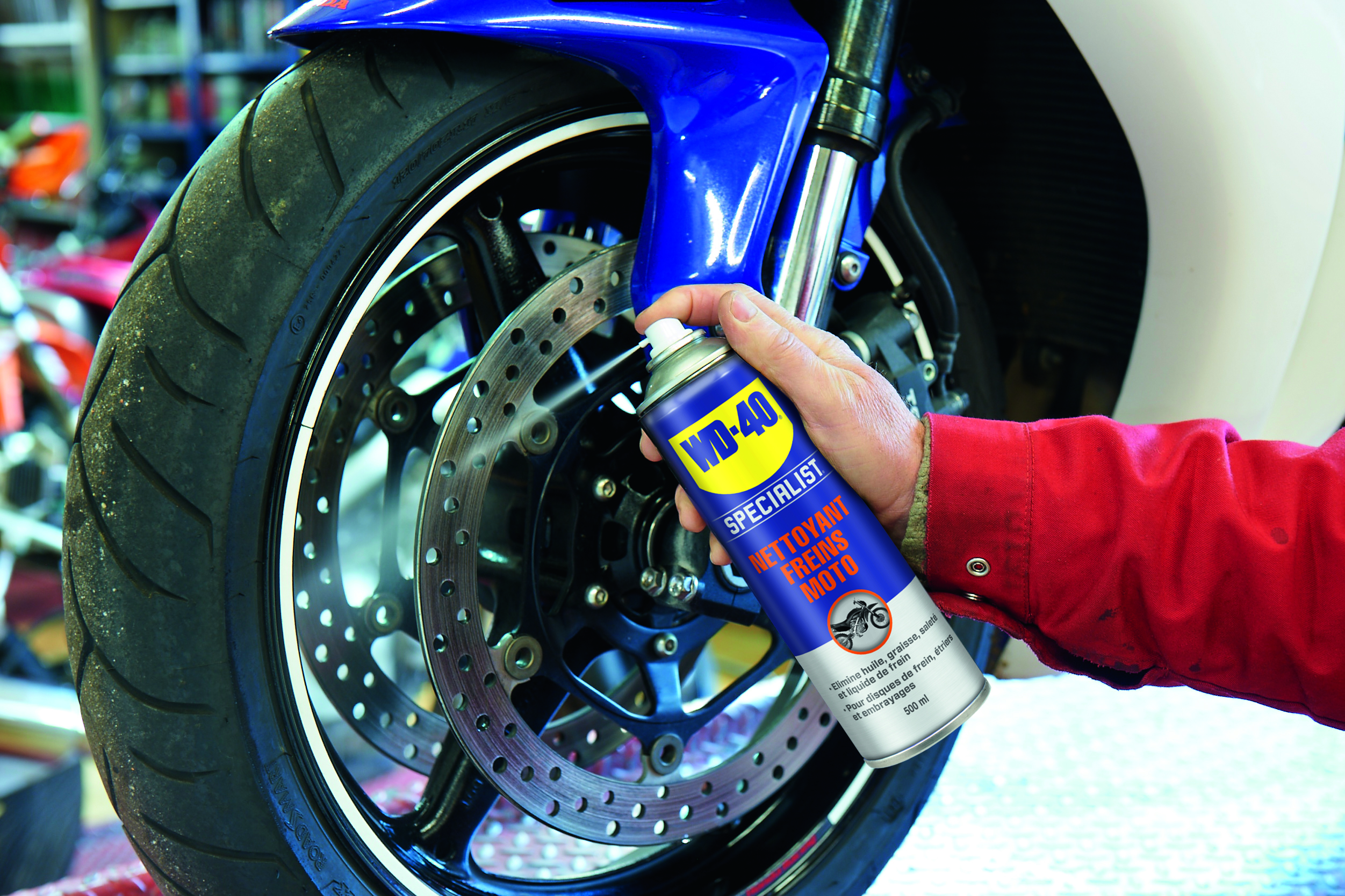 Limpiador de Frenos Moto WD-40 500 ml | Motocross, Enduro, Trail, Trial |  GreenlandMX