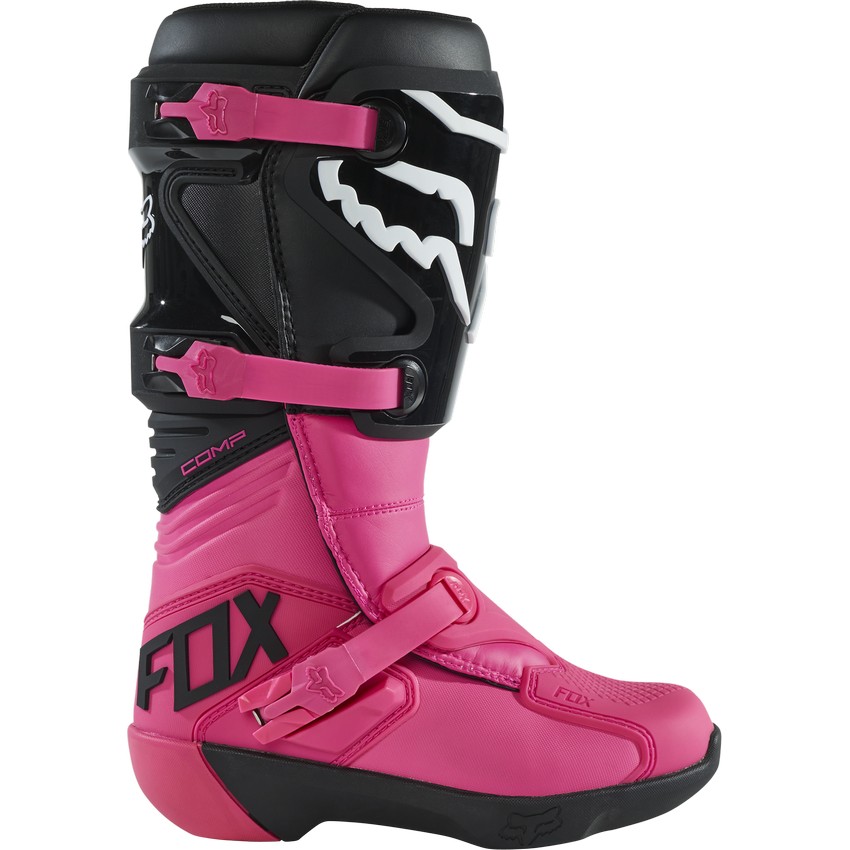 Botas Mujer Fox Comp Negro/Rosa | Motocross, Enduro, Trail, Trial |  GreenlandMX